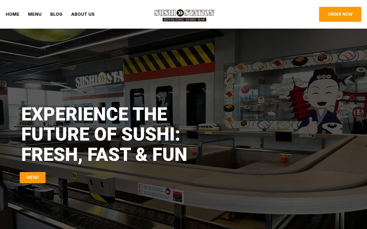 Sushi Station website