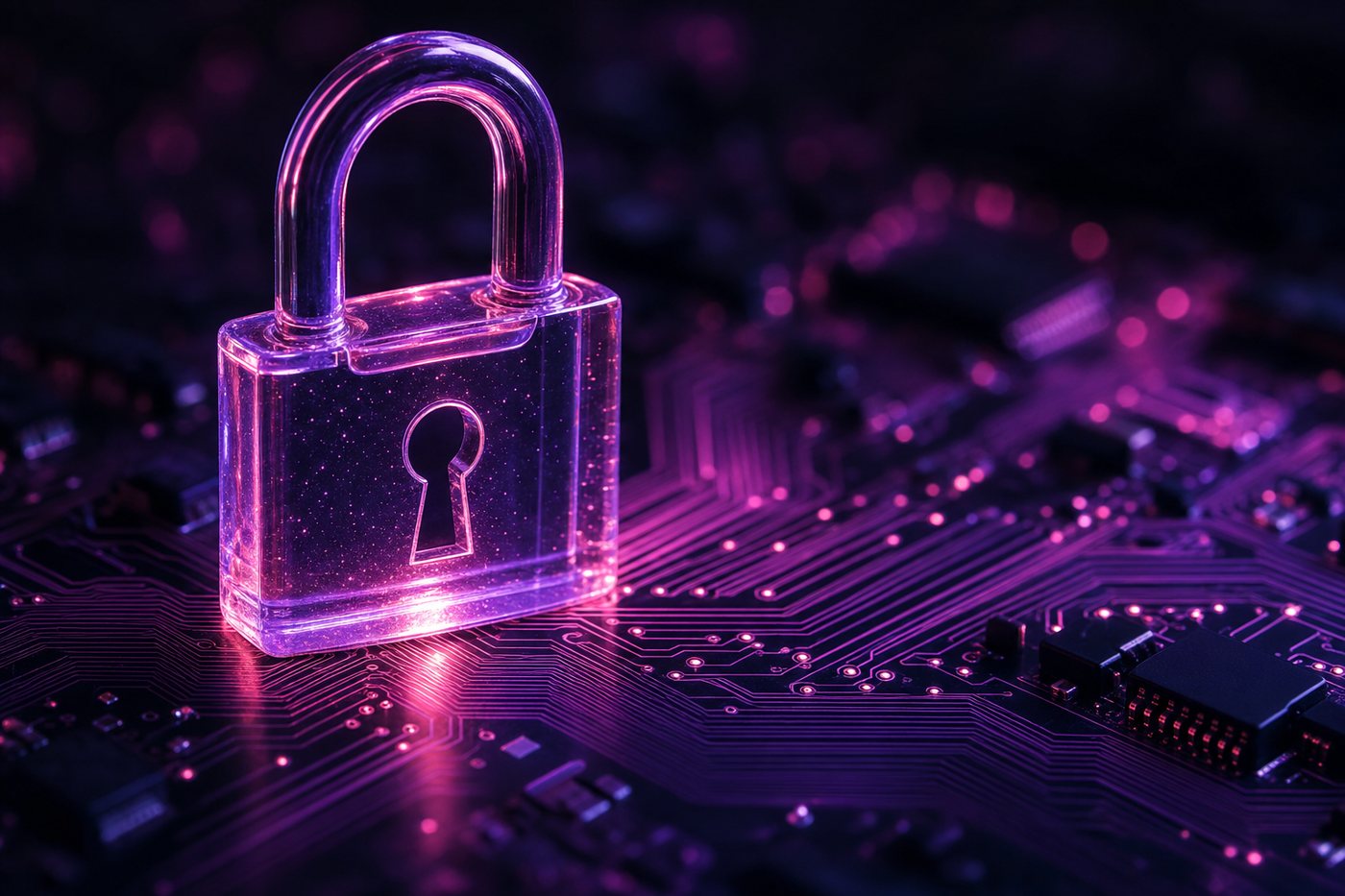 Digital security padlock