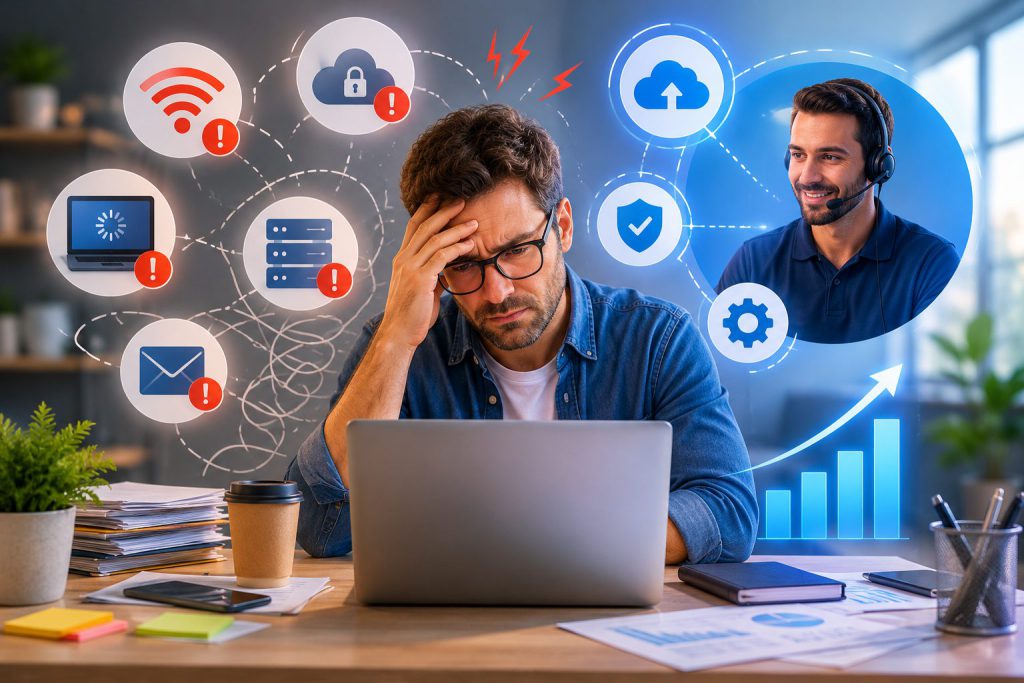 Illustration for: 5 Clear Signs Your Growing Business Needs IT Managed Services