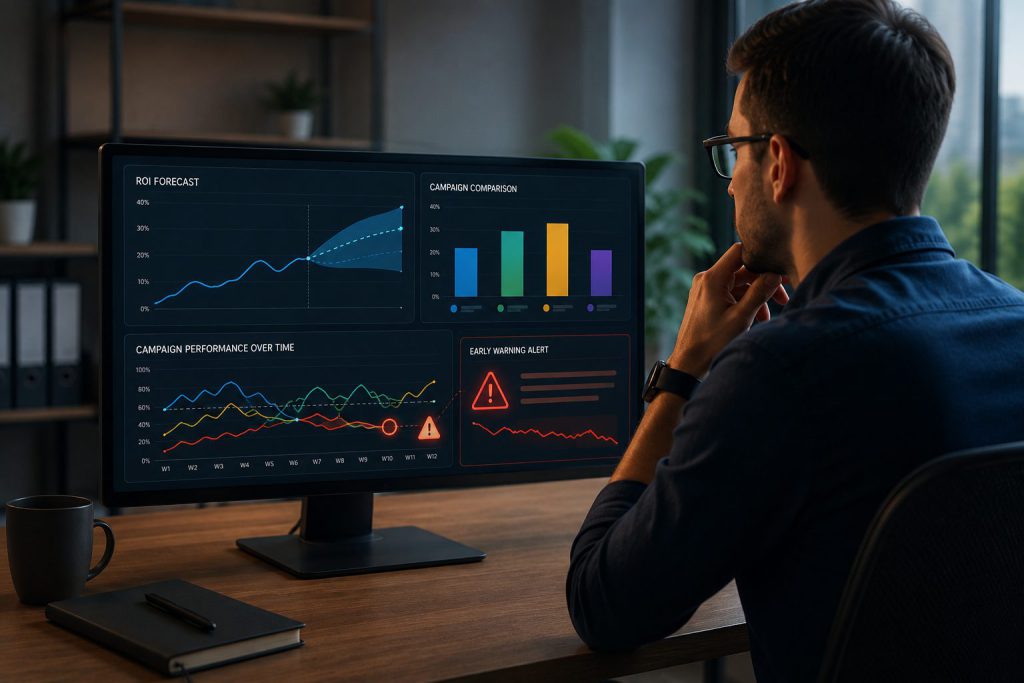 Illustration for: Beyond Vanity Metrics: How AI-Driven Business Intelligence Connects Marketing Spend to Actual Profit